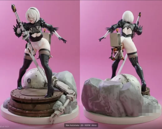 KiTNo 2B Nier Automata sfw nsfw