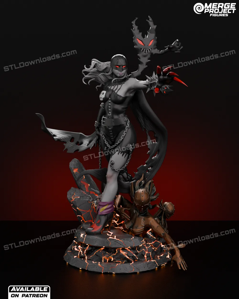 Ladydevimon Merge Project Figures