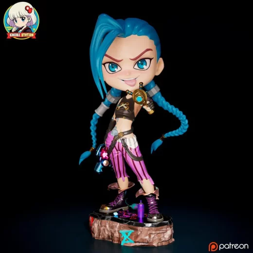 League of Legends Jinx Chibi Station