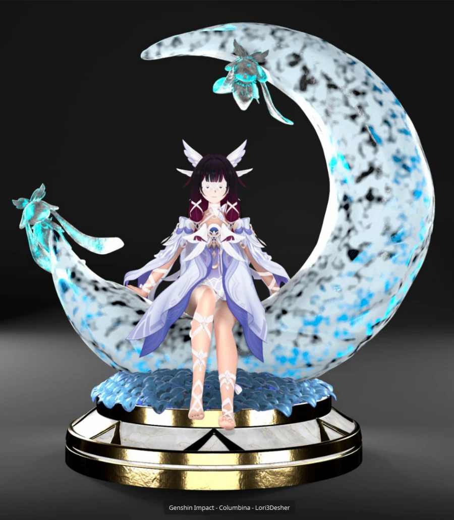 Lori3Desher 2025 11 Columbina figurine