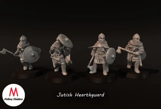 Medbury Miniatures Vendel Era Jutish Hearthguard