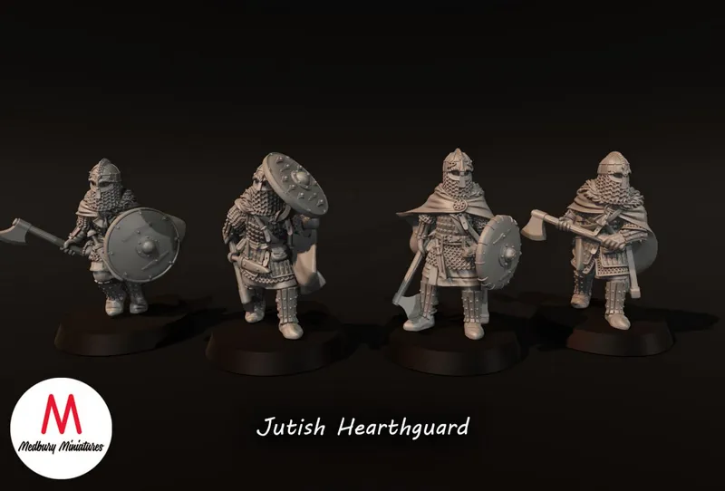 Medbury Miniatures Vendel Era Jutish Hearthguard
