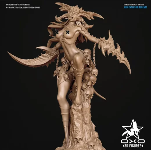 OXO3D Figures Crimson Daemoness NSFW Version
