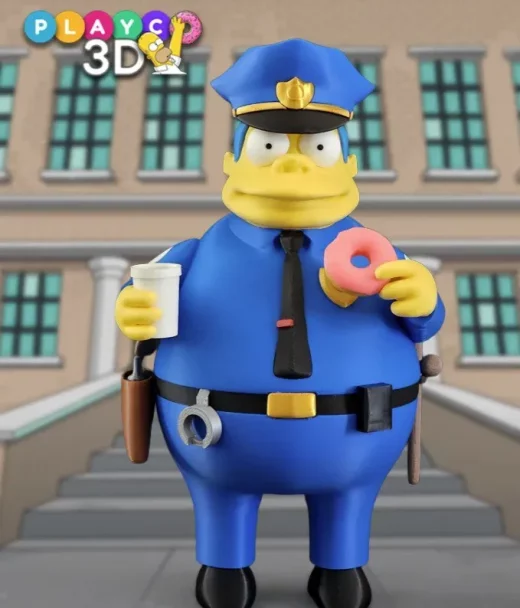 Playco3D Chief Wiggum