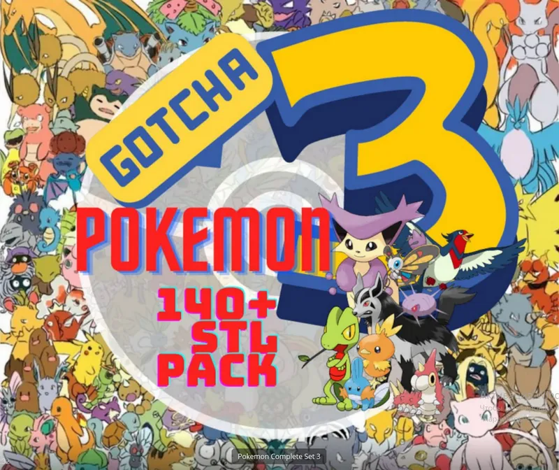 Pokemon Gen 3 (by ProPrint3Dx)