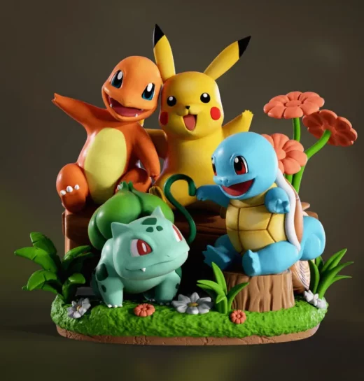 Pokemon Gen1 starter GRANDFIGURES
