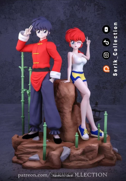 RANMA SAOTOME RANMA DIORAMA SERIK COLLECTION