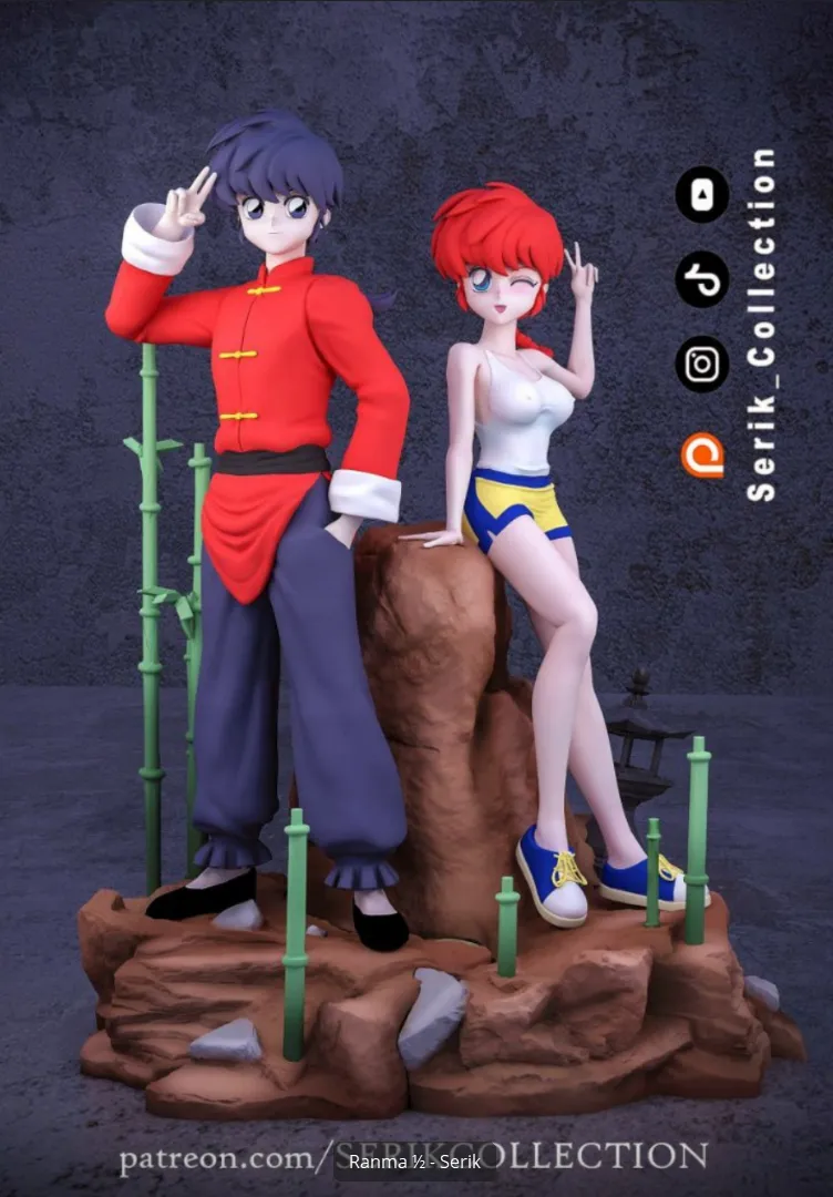 RANMA SAOTOME RANMA DIORAMA SERIK COLLECTION