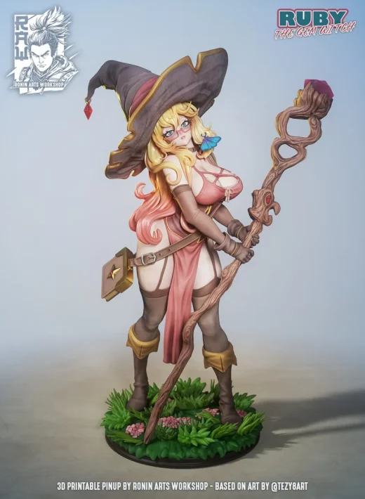 RAW Ruby The Gem Witch PinUp + NSFW