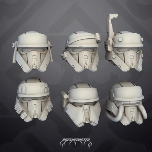 Remnant Beach Trooper Heads SF378