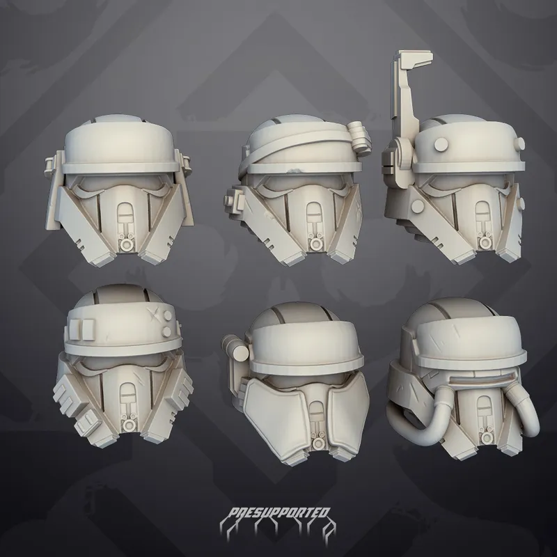 Remnant Beach Trooper Heads SF378