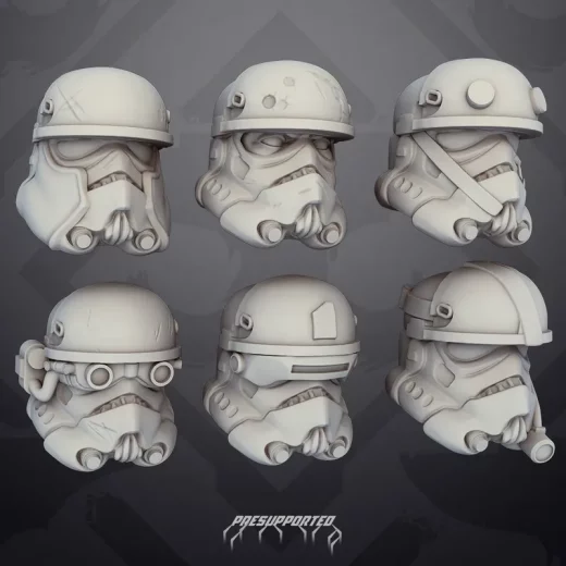 Remnant Grunge Trooper Heads SF377