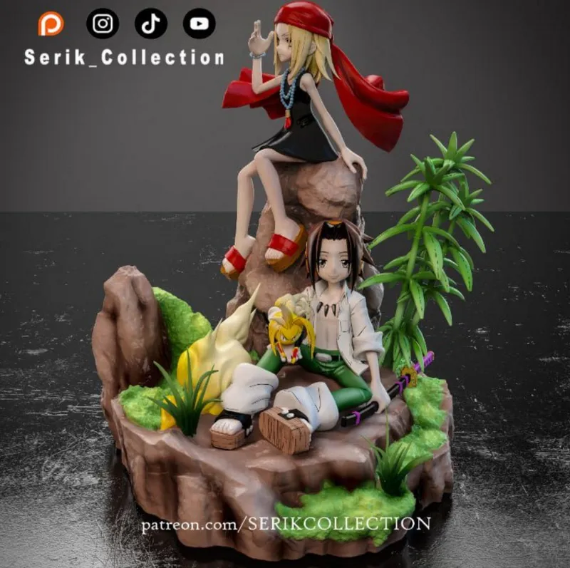 SHAMAN KING DIORAMA ANNA & YOH SERIK COLLECTION