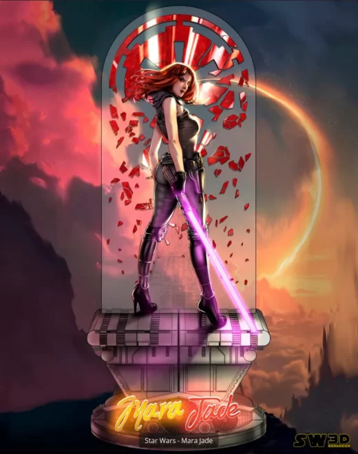SW3D Mara Jade Sculpture (Non Supported)