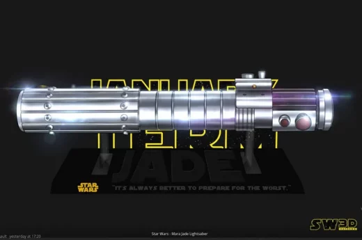 SW3D Mara Jade lightsaber (Non Supported)
