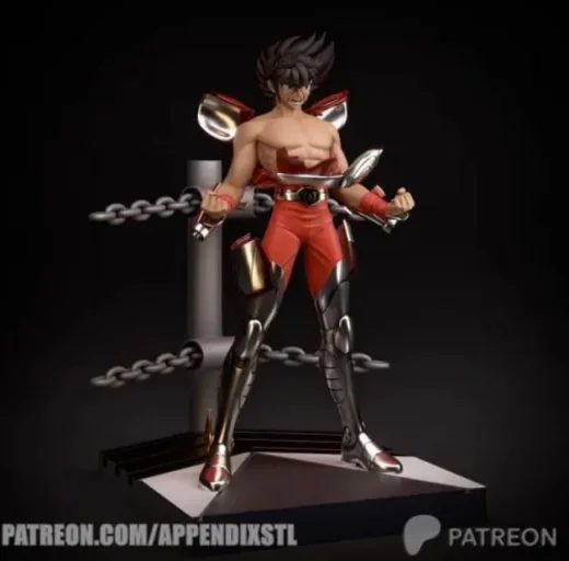 Seiya de Pegaso Galaxian war Appendix STL