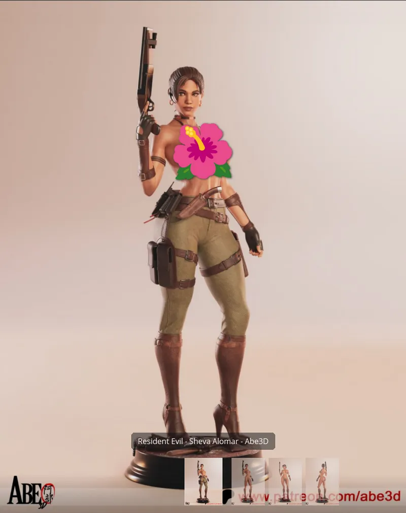 Sheva Alomar Abe3D NSFW