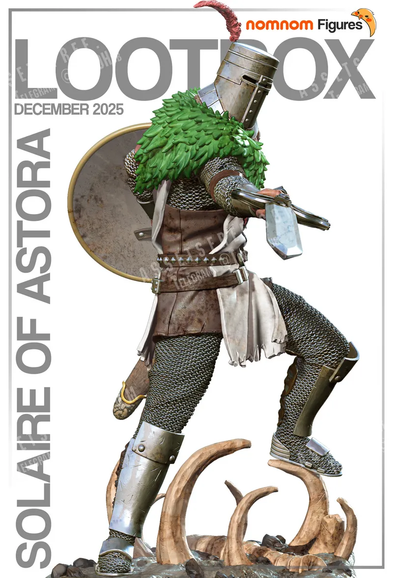 Solaire of Astora – Nomnom – STL 3D Print Model | AssetsFree.com Solaire of Astora Nomnom