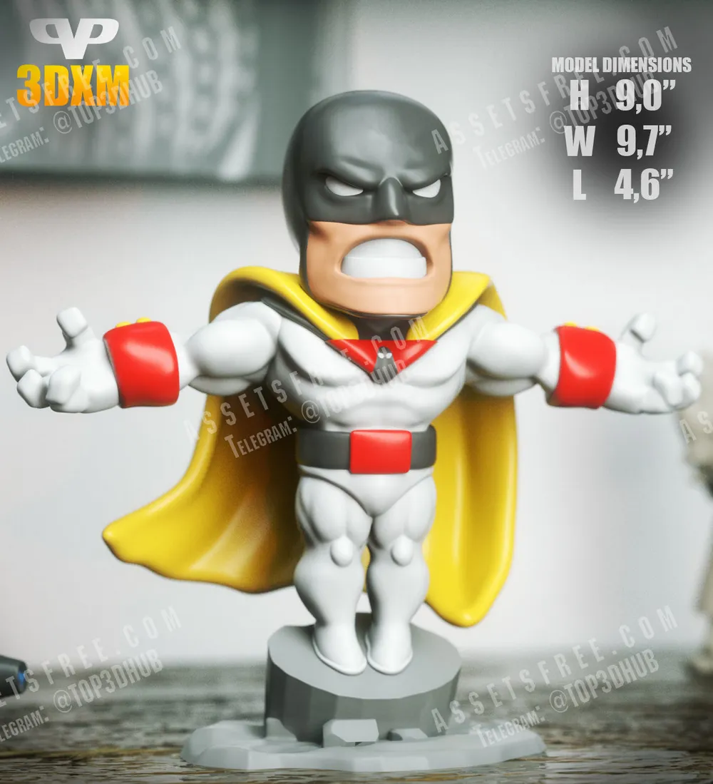 Space Ghost Chibi 3DXM