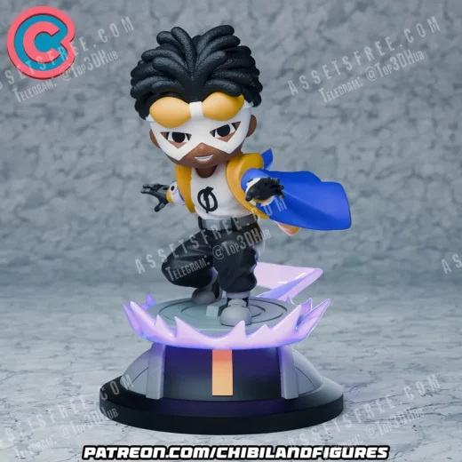 Static Shock Chibi Land Figures