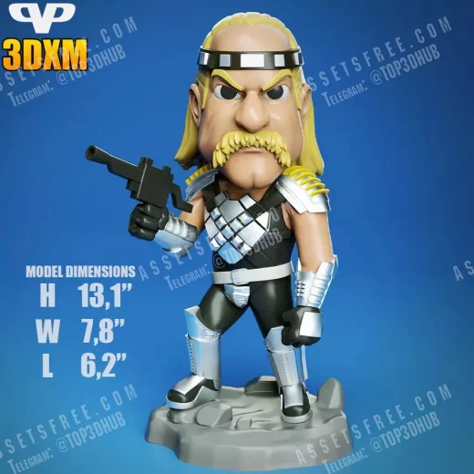 Suburban Commando Chibi 3DXM