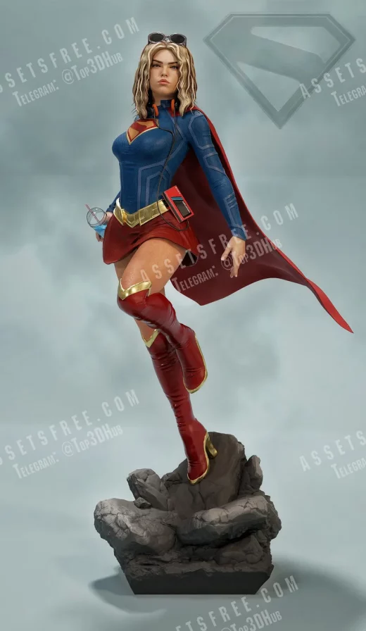 Super Alcok Girl Comic Book, Movie MCM3D