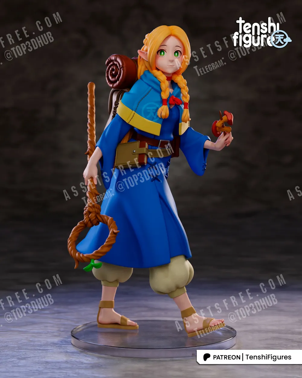 Tenshi Figures Dungeon Meshi Marcille Donato