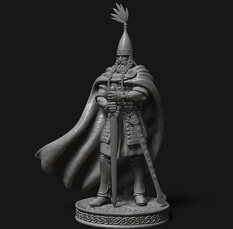 TheGoodBrick 75mm Celtic Gaelic Chieftain
