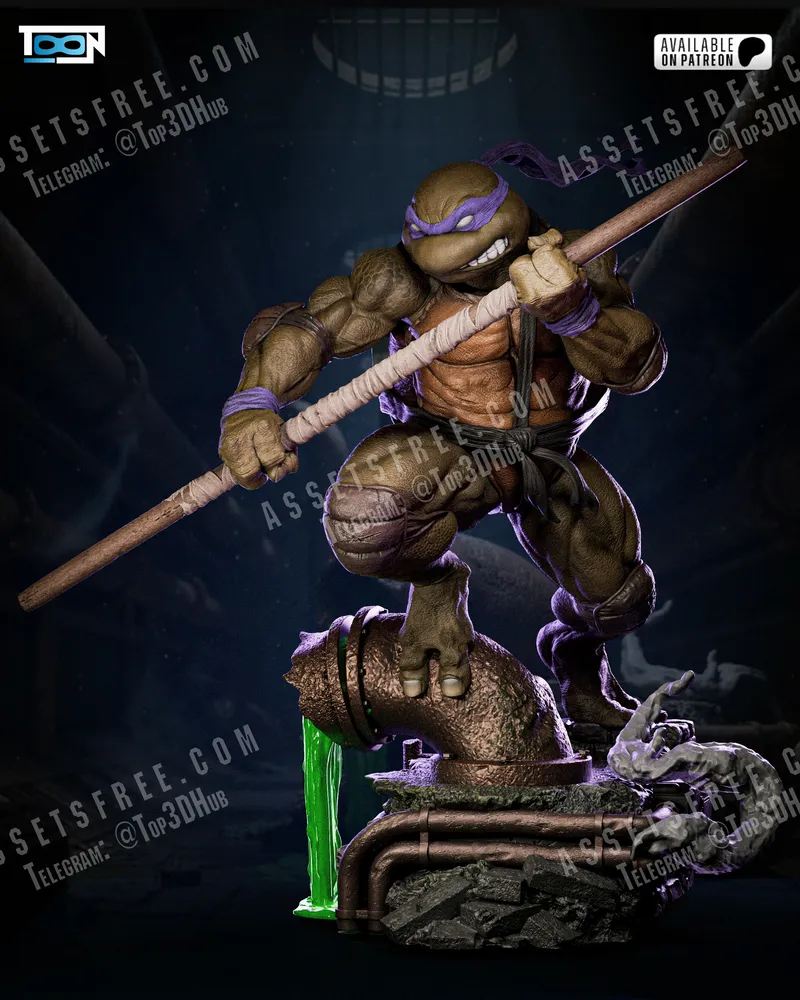 Toon StudiosDonnie – STL 3D Print Model | AssetsFree.com Toon StudiosDonnie