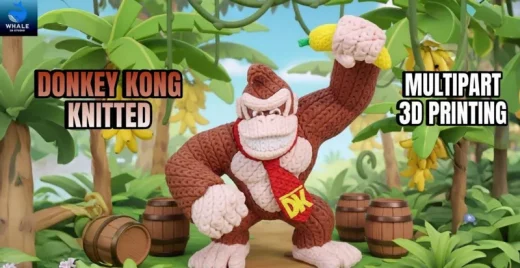 Whale3DStudio Donkey Kong Knitted