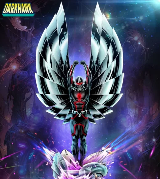 Wicked Darkhawk Comic Sculpture (Non Supported)
