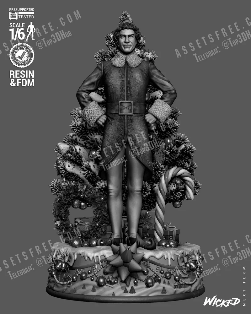 Wicked Elf Sculpture (Non Supported)