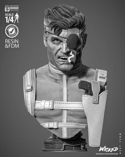 Wicked Nick Fury Portrait Bust