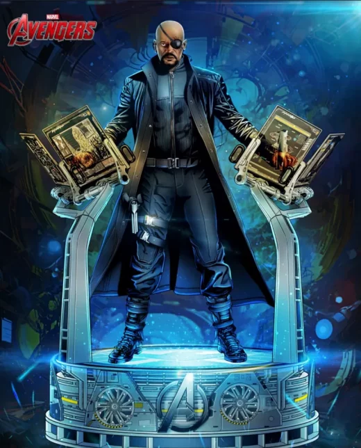 Wicked Nick Fury Sculpture (Non Supported)