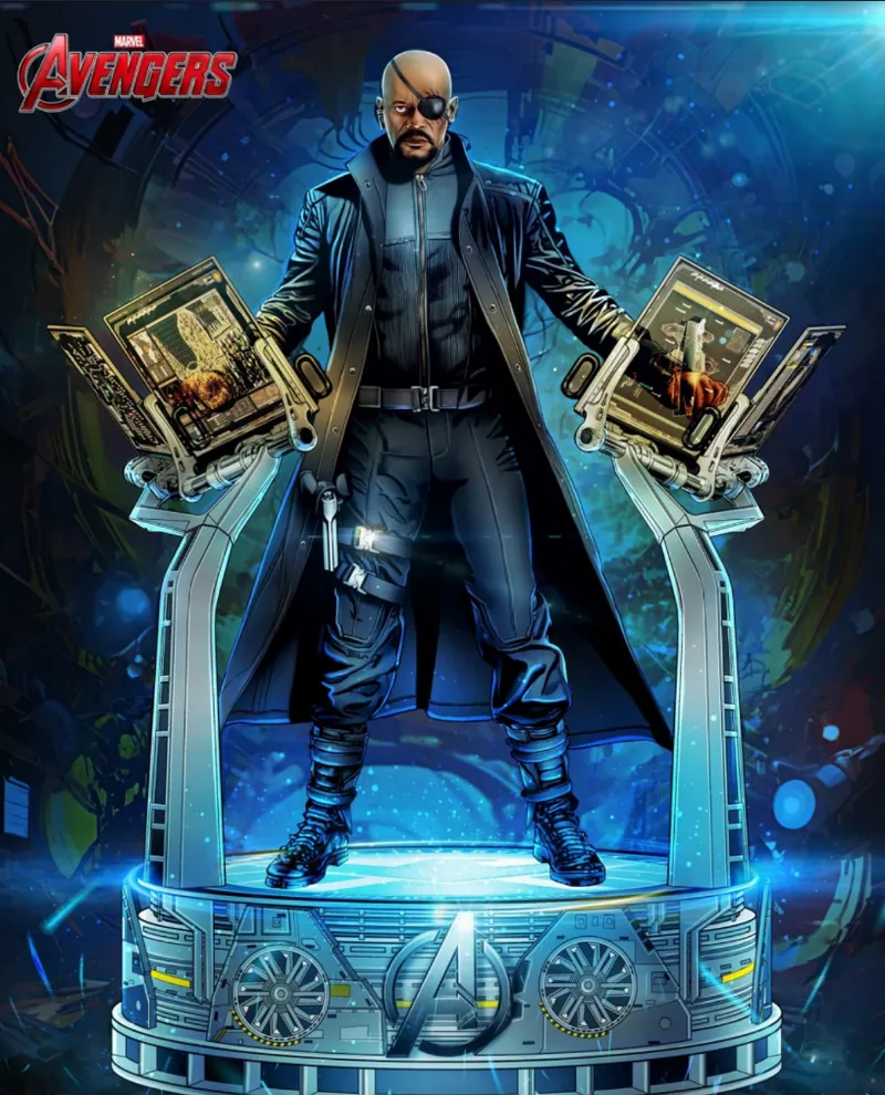 Wicked Nick Fury Sculpture (Non Supported)