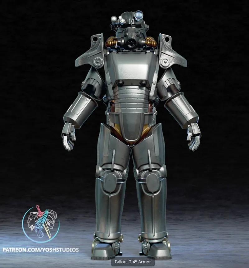 Yoshstudios Fallout T 45 Armor
