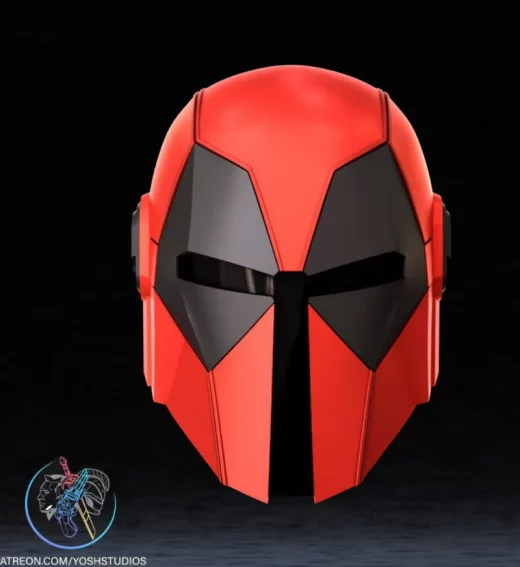 Yoshstudios Mandalorian Deadpool Helmet