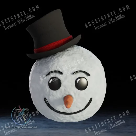 Yoshstudios Snowman Helmet
