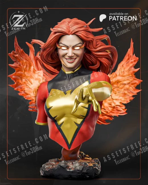 Zenith Studios Jean Grey Phoenix Bust