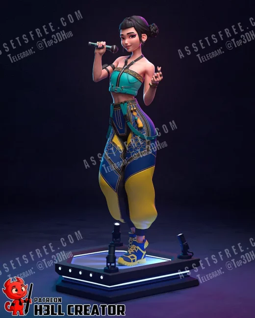 Zoey Kpop Demon Hunter H3ll Creator