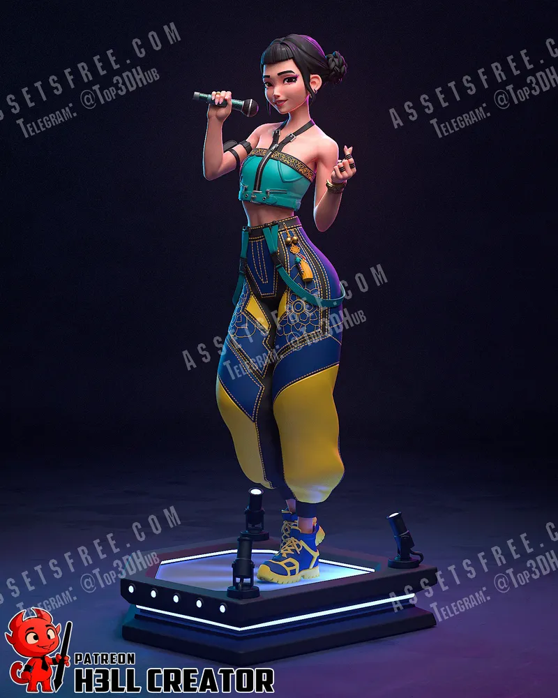 Zoey Kpop Demon Hunter H3ll Creator