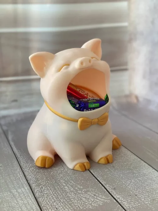 Candy jar pig