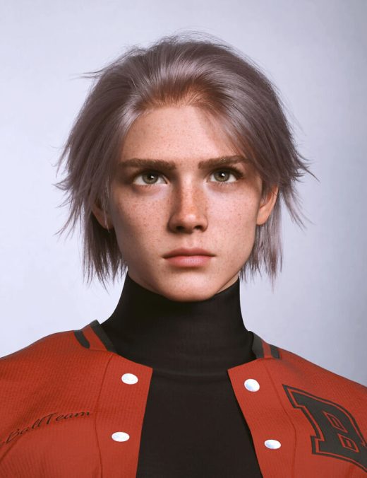 DForce AK Pretty Hair for Genesis