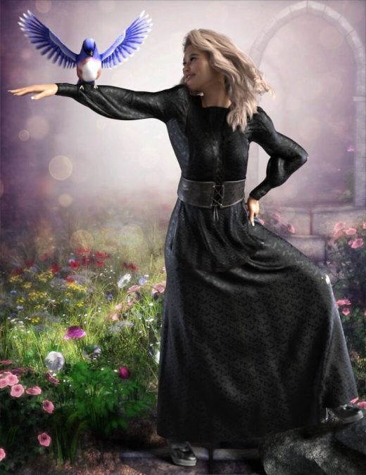 DForce DC Season of the Witch for Genesis 9 and 8 Female