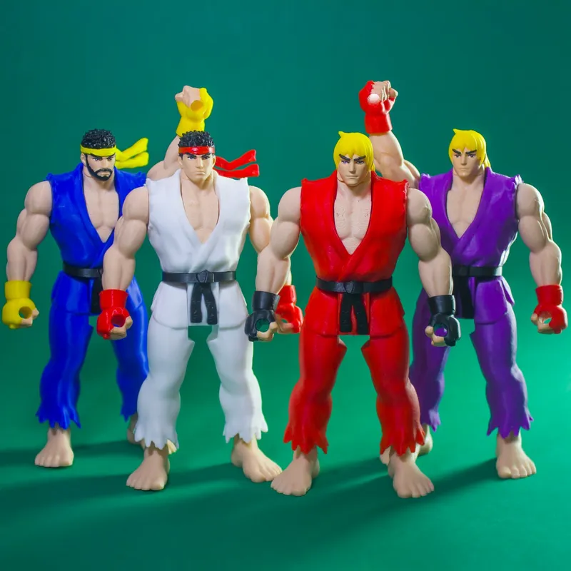 LaCalavera Street Fighter Ryu and Ken Assembly