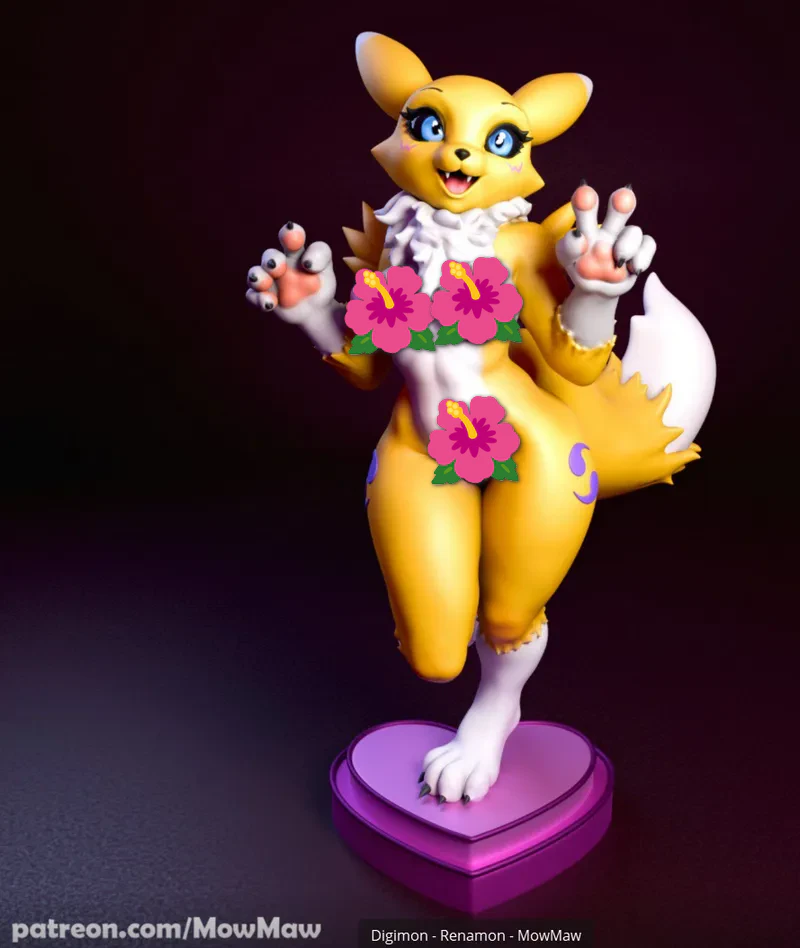 renamon-mowmaw20250711-1-y2j0wu1 – STL 3D Print Model | AssetsFree.com Renamon mowmaw20250711 1 y2j0wu1