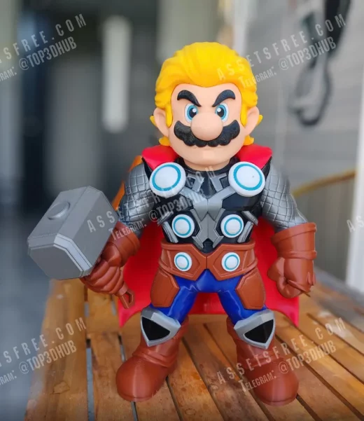 Thorio mario x thor fusion fan art no ams multipart