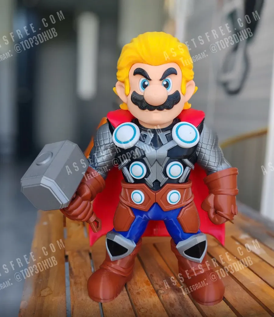 Thorio mario x thor fusion fan art no ams multipart