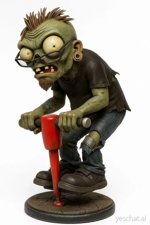 Зомбак на кузнечике