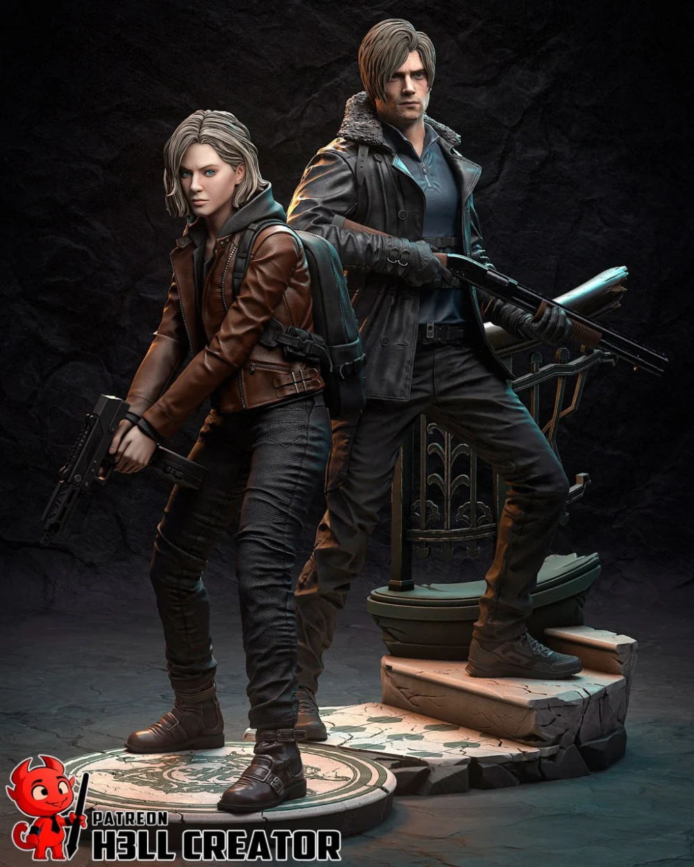 2603-Leon-Kennedy-3 – STL 3D Print Model | AssetsFree.com 2603 Leon Kennedy